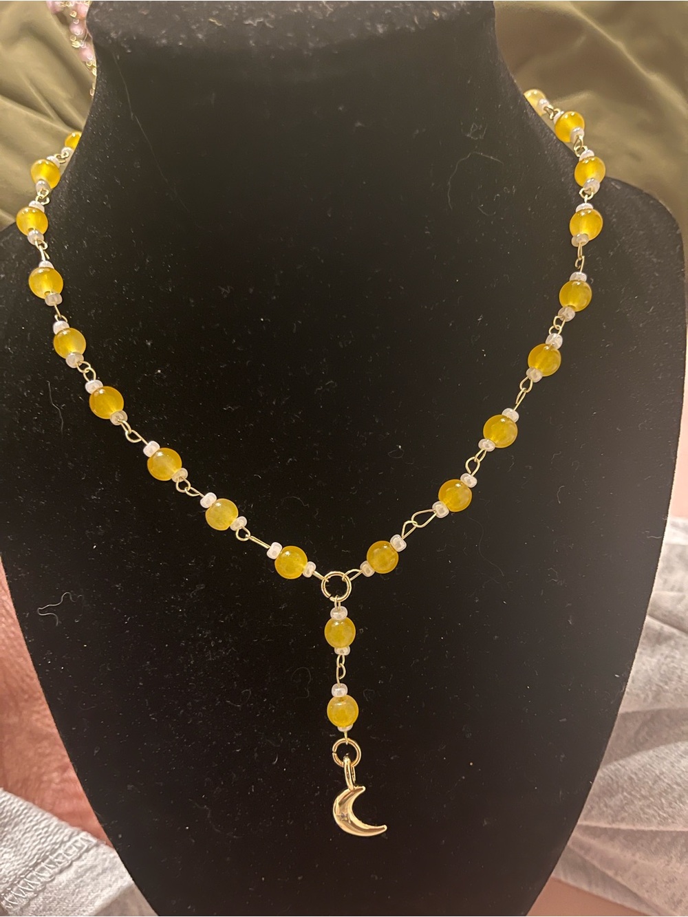 Pink and Yellow Matching necklaces with Moon and Star Pendant  - Unbranded